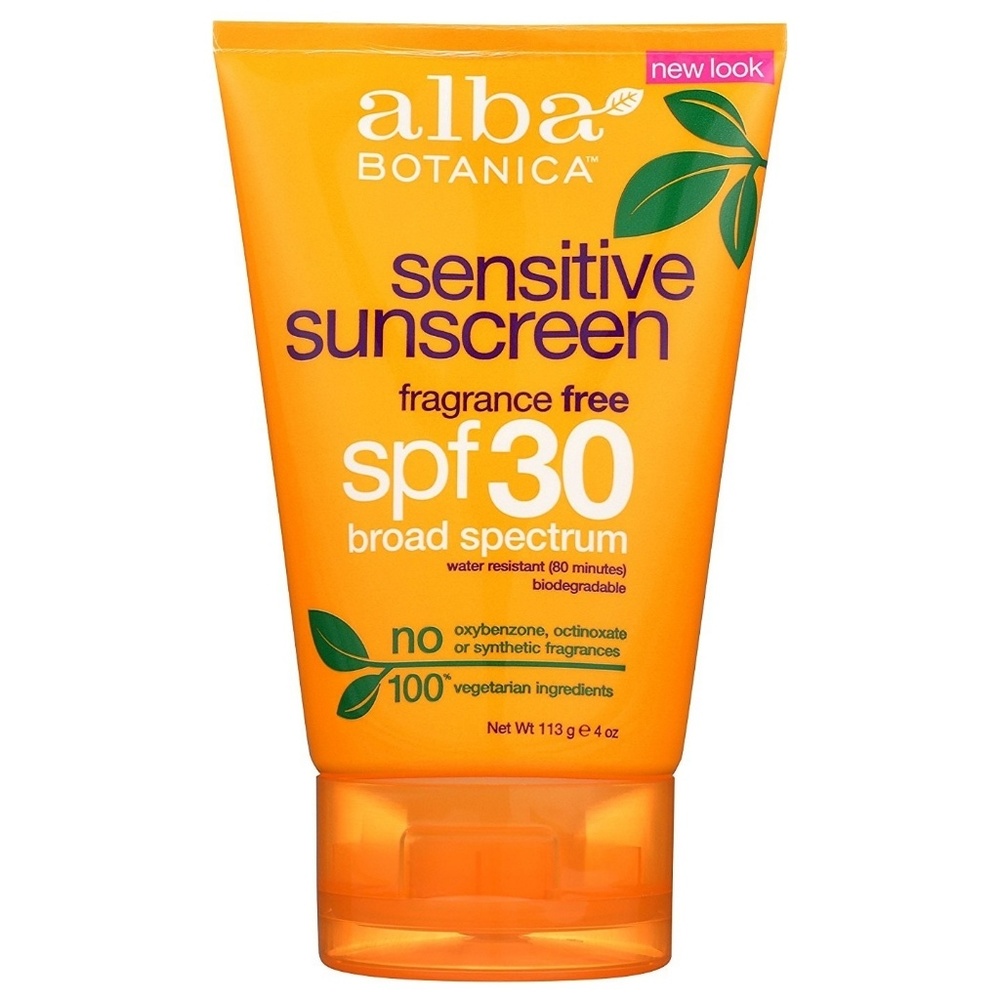 Alba Sensitive Skin Sunsceen SPF 30 Fragrance Free